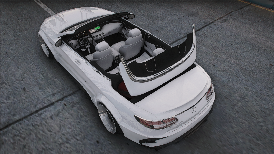 Mercedes S63 Cabrio Custom [Animated Roof] | Macs Custom