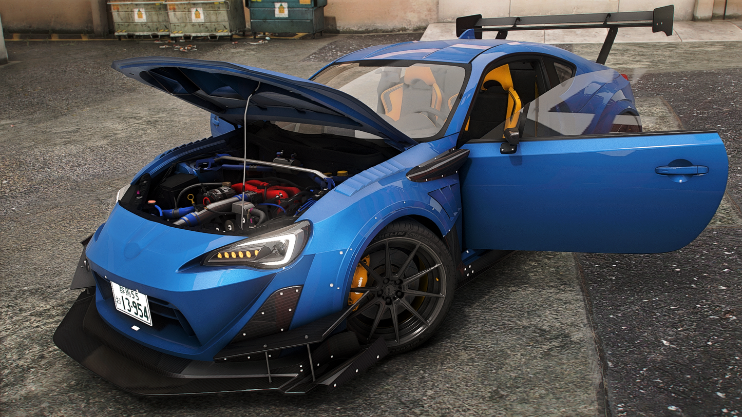 Varis BRZ Kamikaze Widebody Aero Kit [V2] | HarvinoiiD