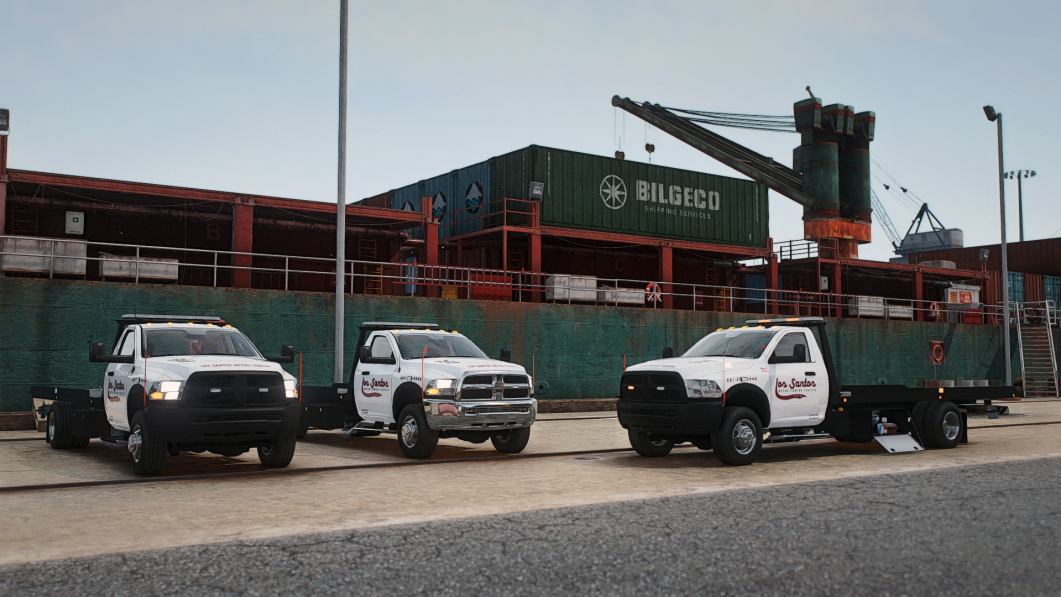 [Non ELS] 2016 Dodge Ram Flatbed Towtruck | Trooper Corentin