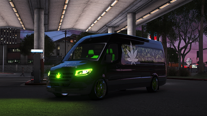 Mercedes White Widow Van Weed | W204's Toy Factory