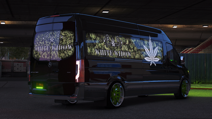 Mercedes White Widow Van Weed | W204's Toy Factory