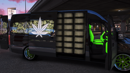 Mercedes White Widow Van Weed | W204's Toy Factory