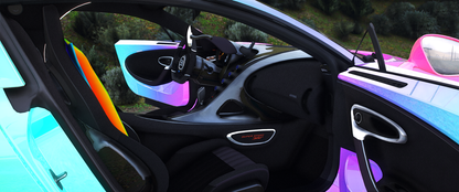 Bugatti Chiron SuperSport +300 Rainbow Candy Edition [Dinamic RGB Lights] | XZone Team