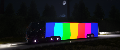 Navistar International 9800 10x10 Rainbow [Dinamic Lights]