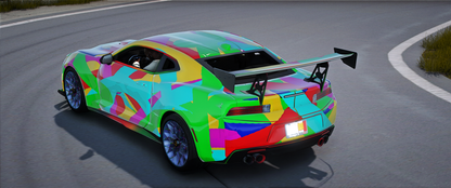 Pontiac Firebird Trans-Am Series Rainbow Edition [Dinamic Lights]