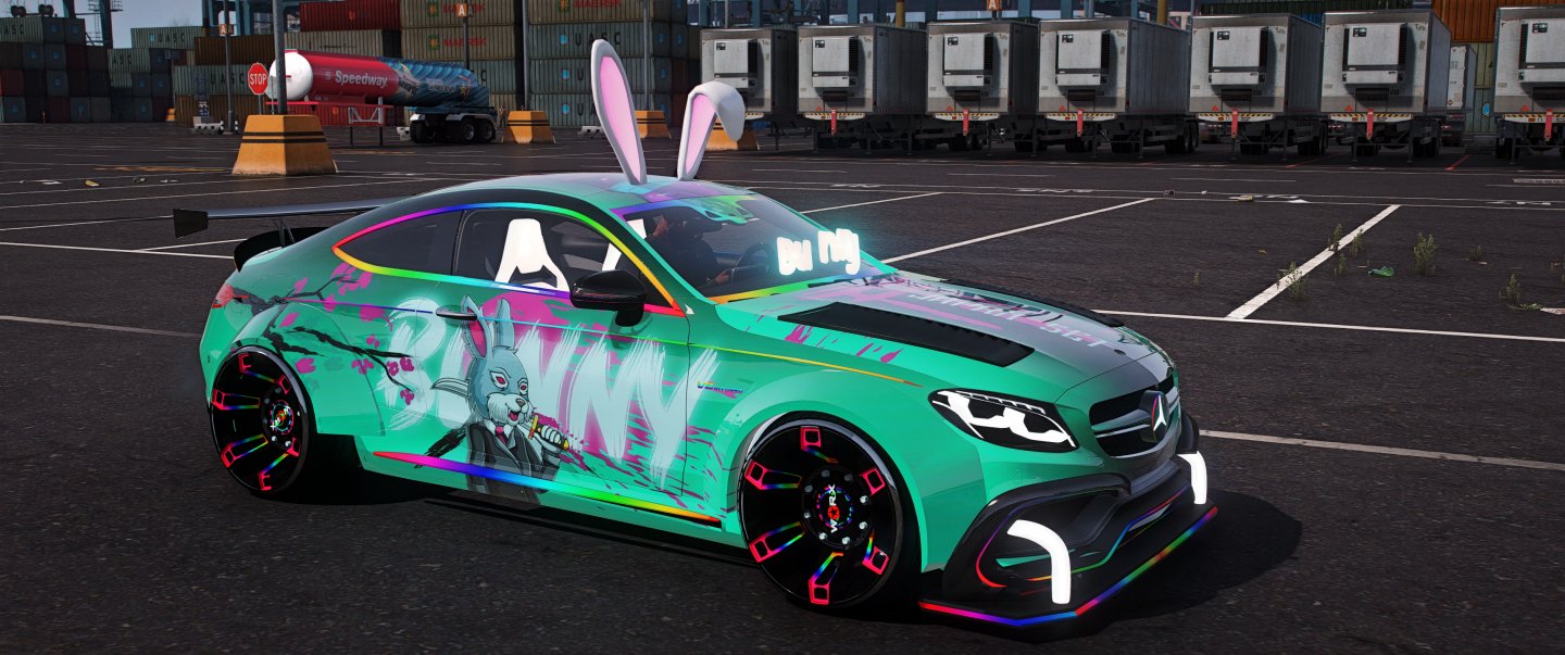 Mercedes AMG C63 WB Bunny [Dinamic Lights] | Kick Store