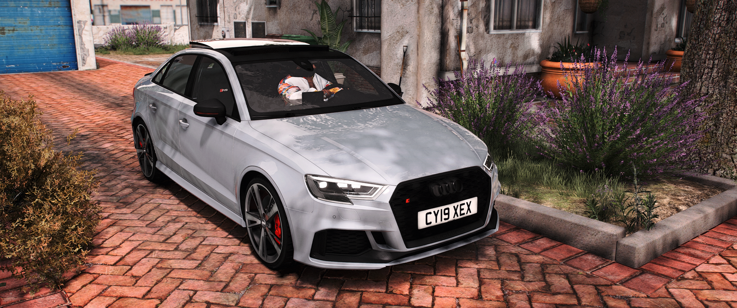 Audi RS3 8V Saloon [Animated Sunroof] | AMM88R