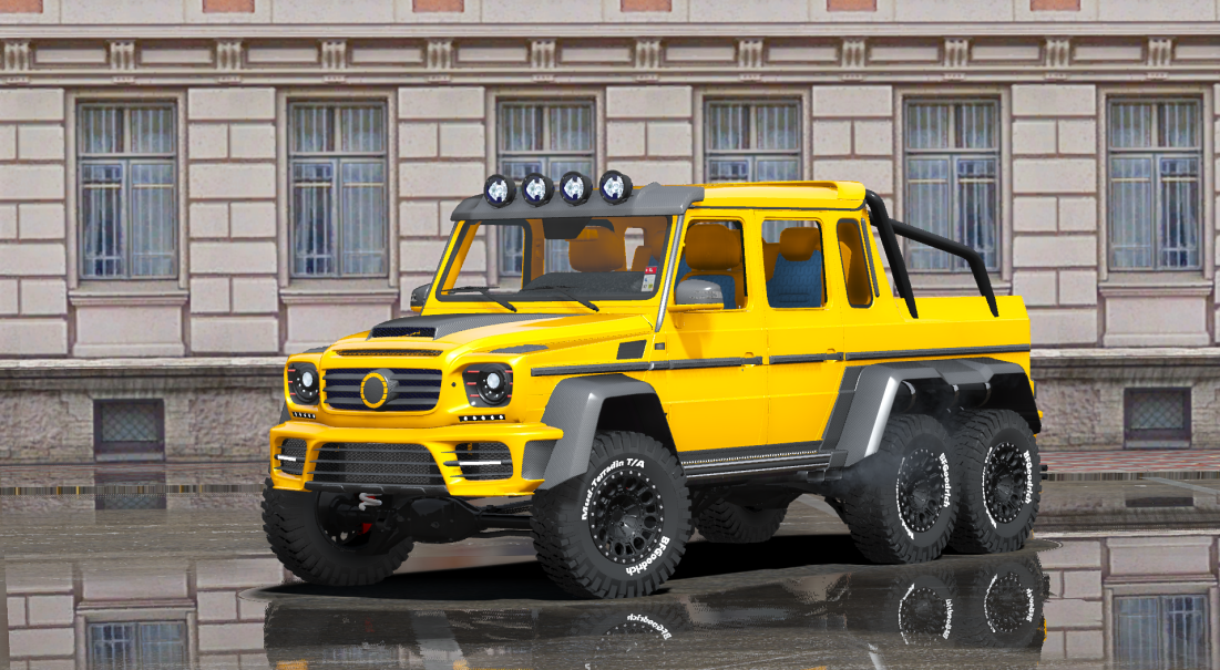 Mercedes G63 Gronos Mansory 6x6 (Badge Removed)