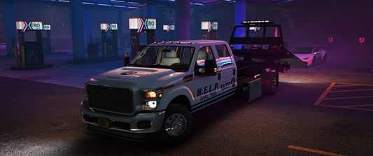 [ELS] Ford F350 CrewCab Flatbed 2014 (Debadged) | LEO