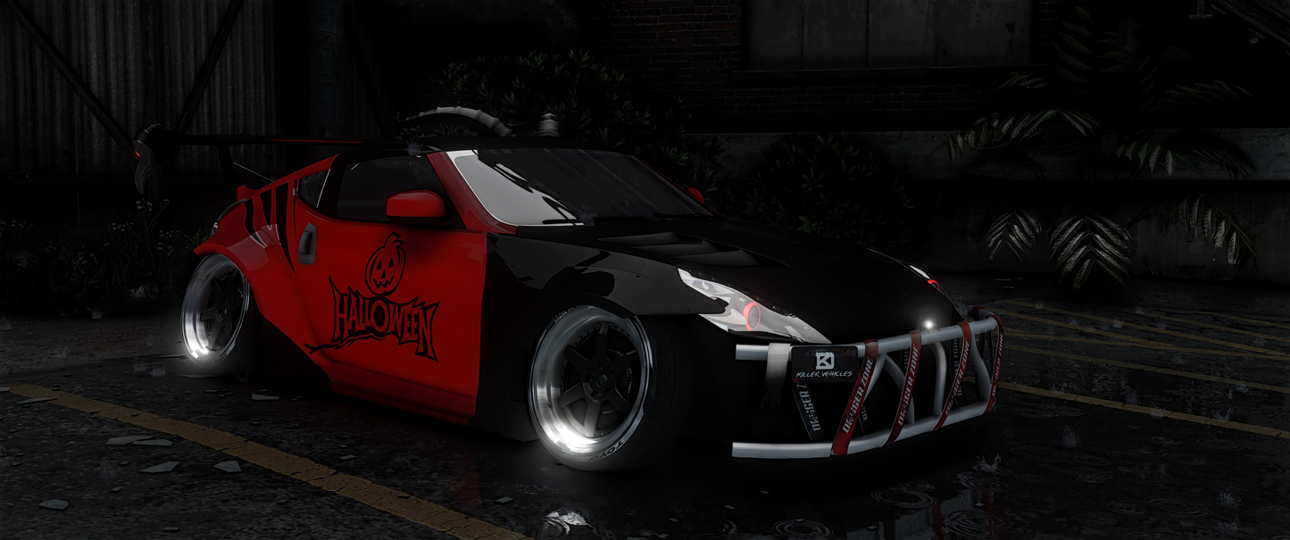 NISSAN GTR 370Z HALLOWEEN EDITION DEBADGED