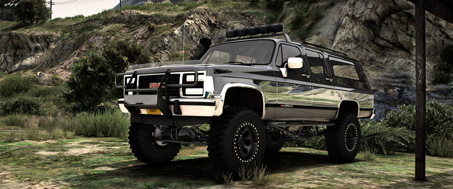 1989 GMC K2500 Suburban lifted | Exotic Customs