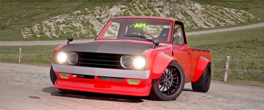 Nissan Datsun 620 Truck Twin Turbo V8 | Alley Modifications