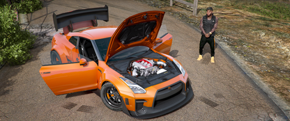 Robot Craftsman Godzilla Widebody Nissan GTR | Mykes Customs