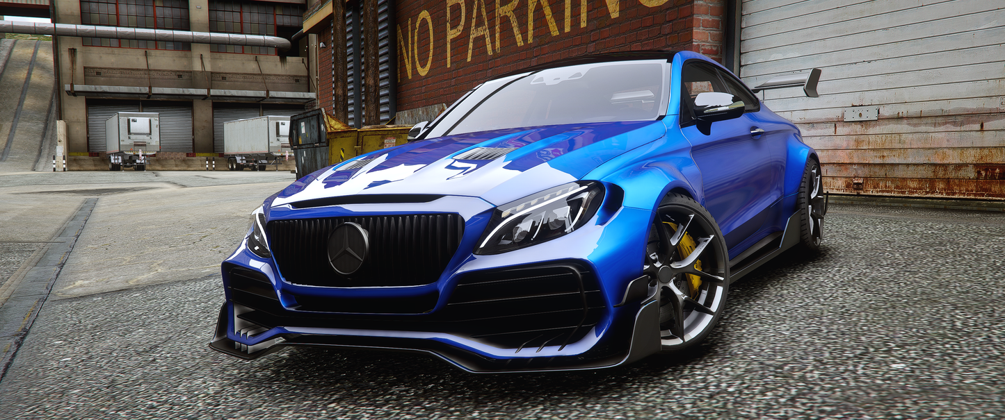 MERCEDES C63 AMG WIDEBODY KIT Hycade | GTA Work Production