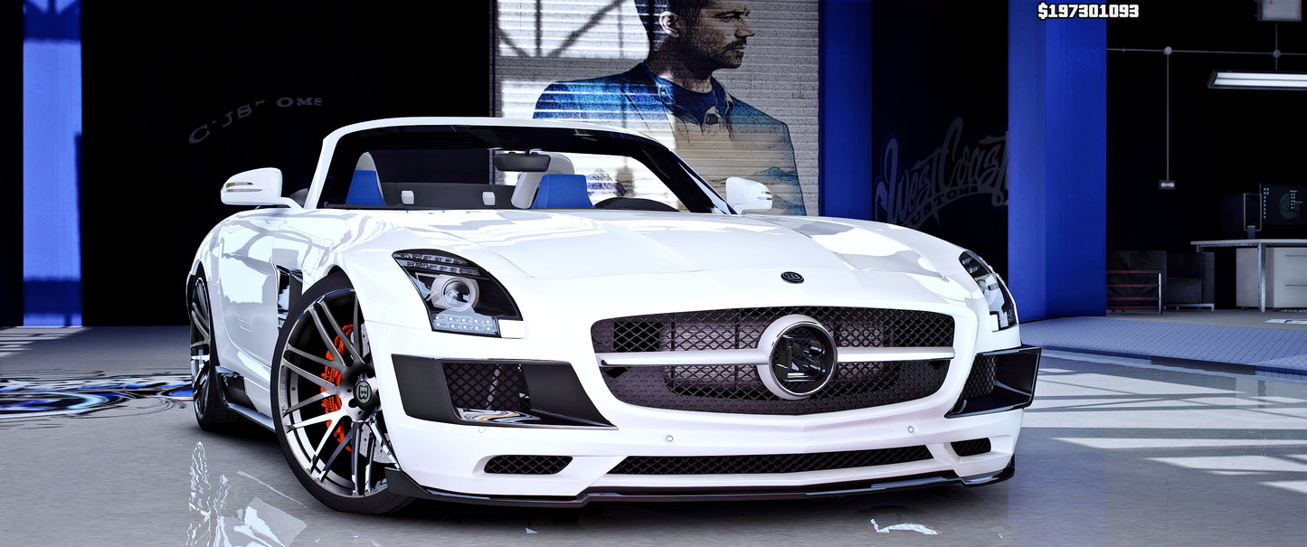 Mercedes Benz Brabus SLS 700 Roadster [Animated Roof] | Przemo