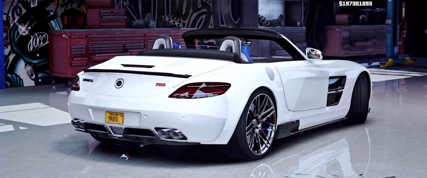 Mercedes Benz Brabus SLS 700 Roadster [Animated Roof] | Przemo