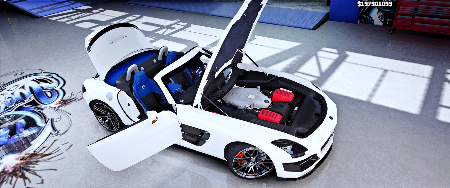 Mercedes Benz Brabus SLS 700 Roadster [Animated Roof] | Przemo