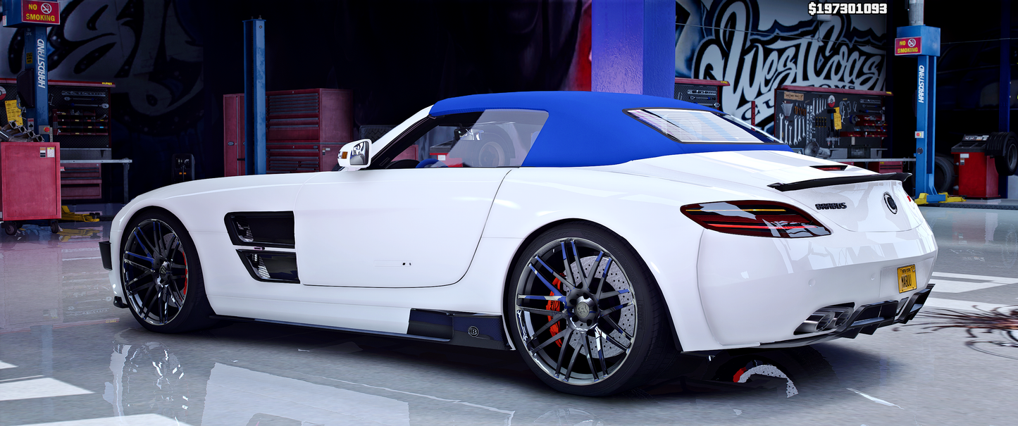 Mercedes Benz Brabus SLS 700 Roadster [Animated Roof] | Przemo