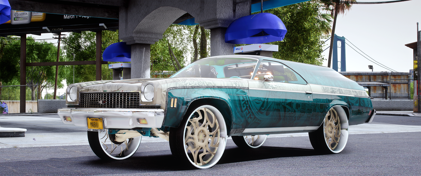 Chevy El Camino Donk 1973 | Owl Frost