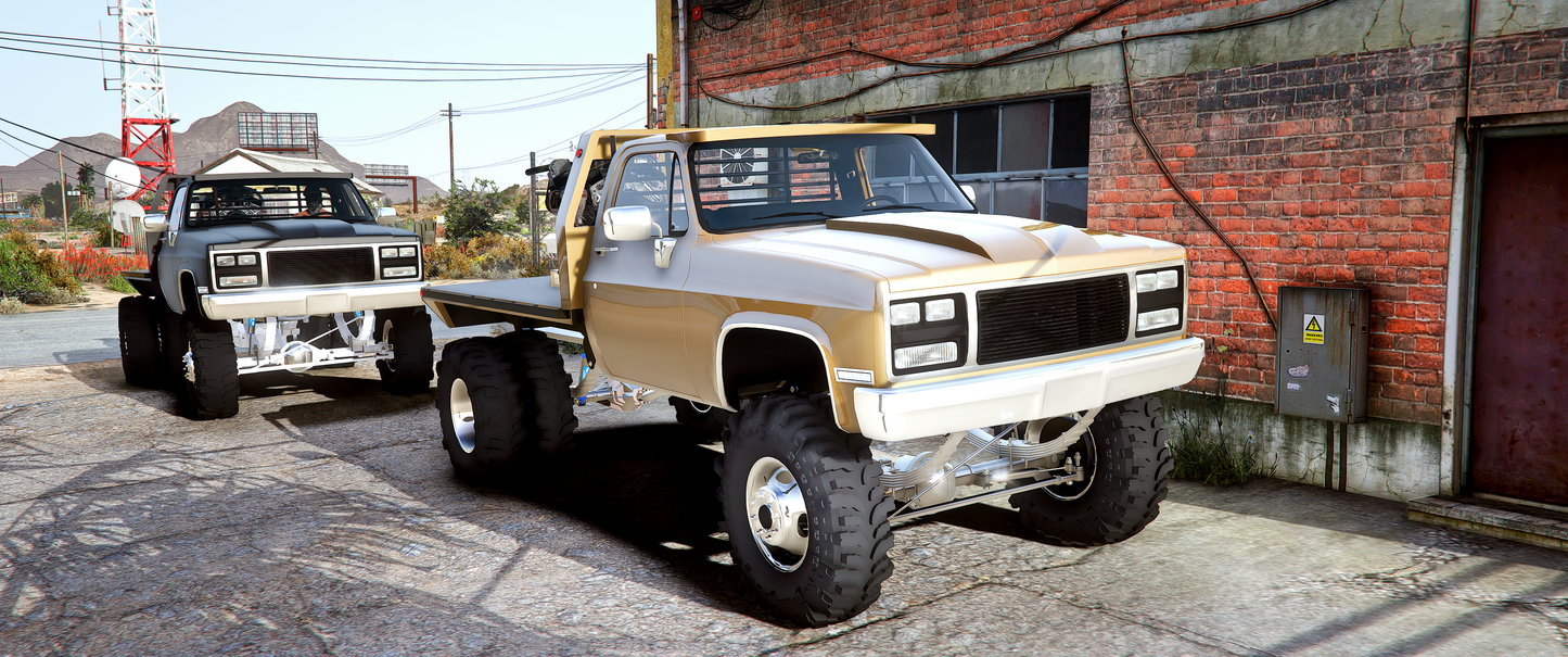 1988 GMC K20 Dually Flatbed | Exotic Customs