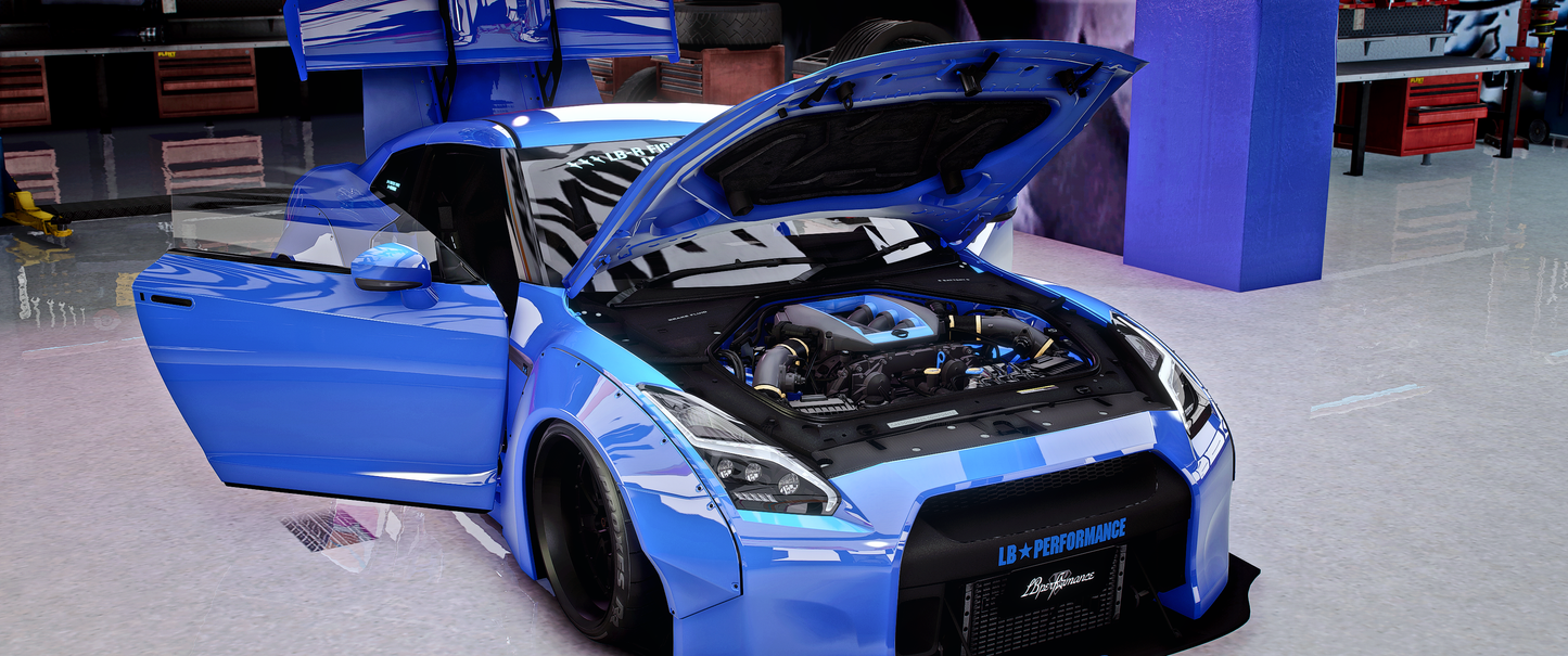 2012 Nissan GT-R R35 LibertyWalk | JAVCUSTOM