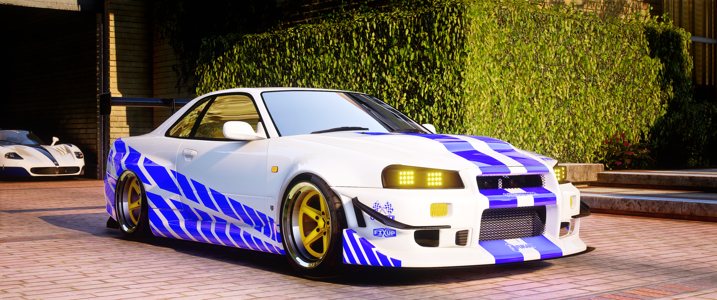 Nissan R34 Richktor Debadged