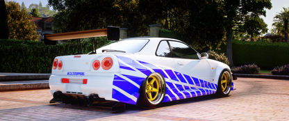 Nissan R34 Richktor Debadged