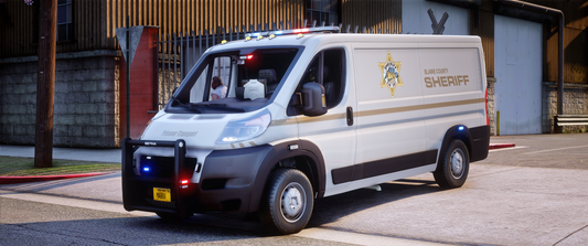 [Non ELS] Dodge Ram Promaster 2022 Police prison (Debadged)