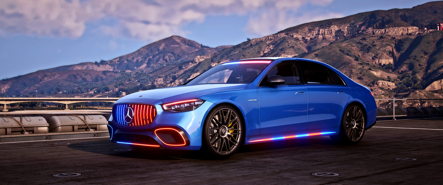 2023 Mercedes S63 AMG E Performance Police Modern Lights | Versus