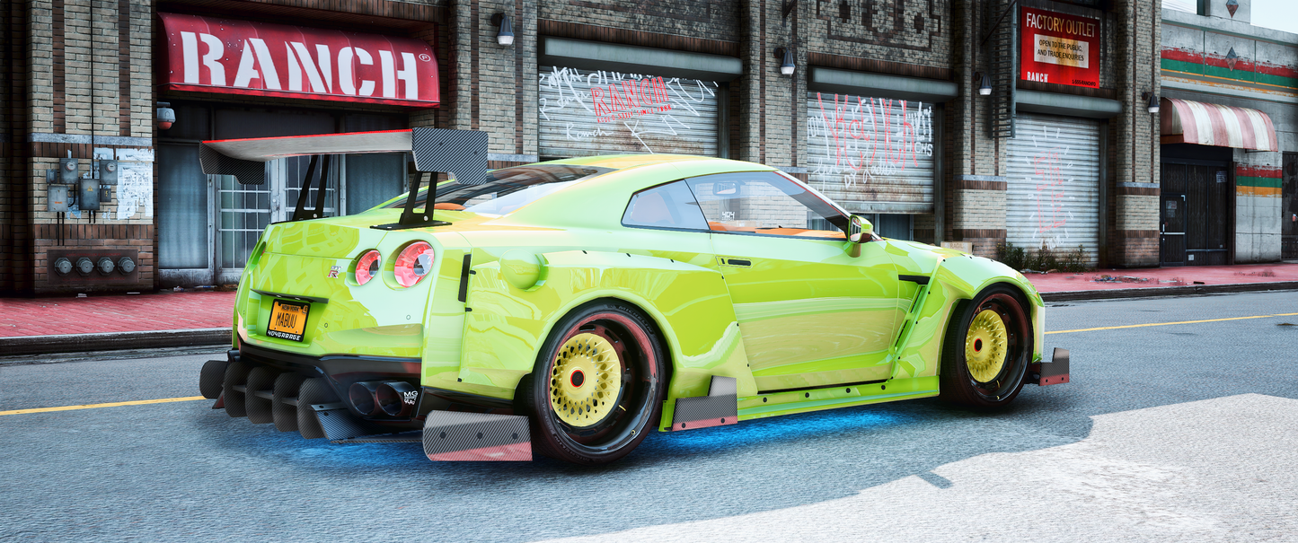 NISSAN GT-R R35 CUSTOM BUDDA | 404_Garage – Gorilla Cars & MLO