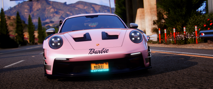 The Barbie Specced Porsche GT3 RS [Only Sell] | D. ICY Customs