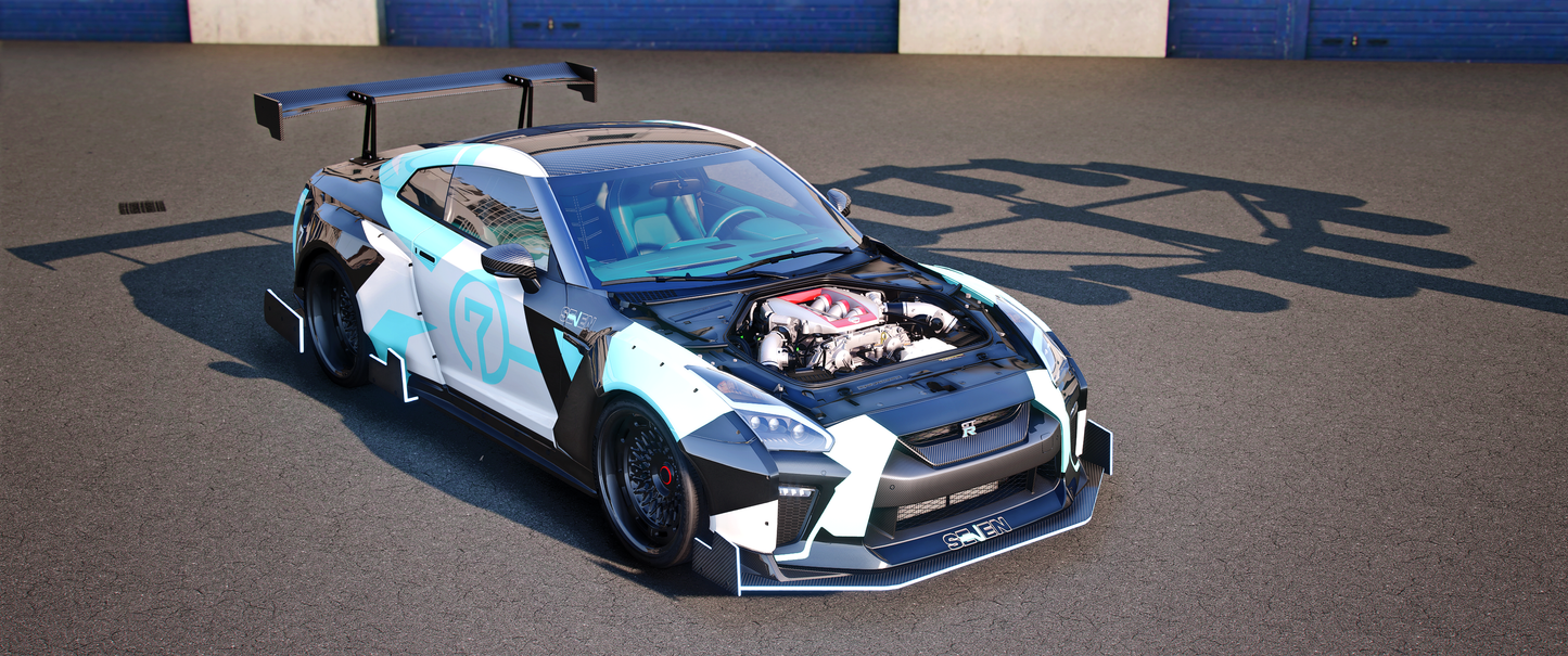 NISSAN GT-R R35 CUSTOM BUDDA Se7en