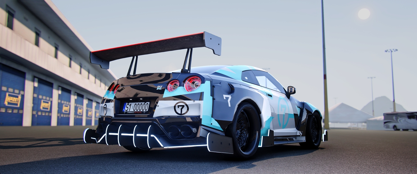 NISSAN GT-R R35 CUSTOM BUDDA Se7en