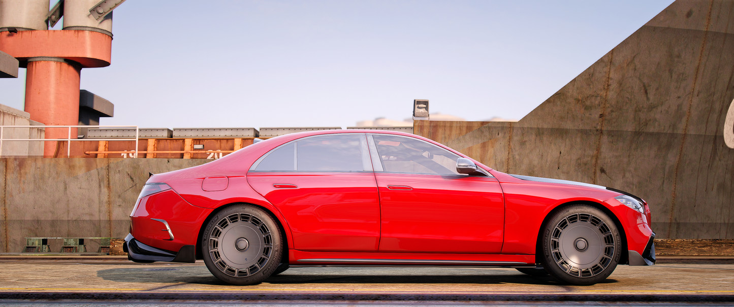 RED Mercedes-AMG S63 E PERFORMANCE MANSORY | MO Store