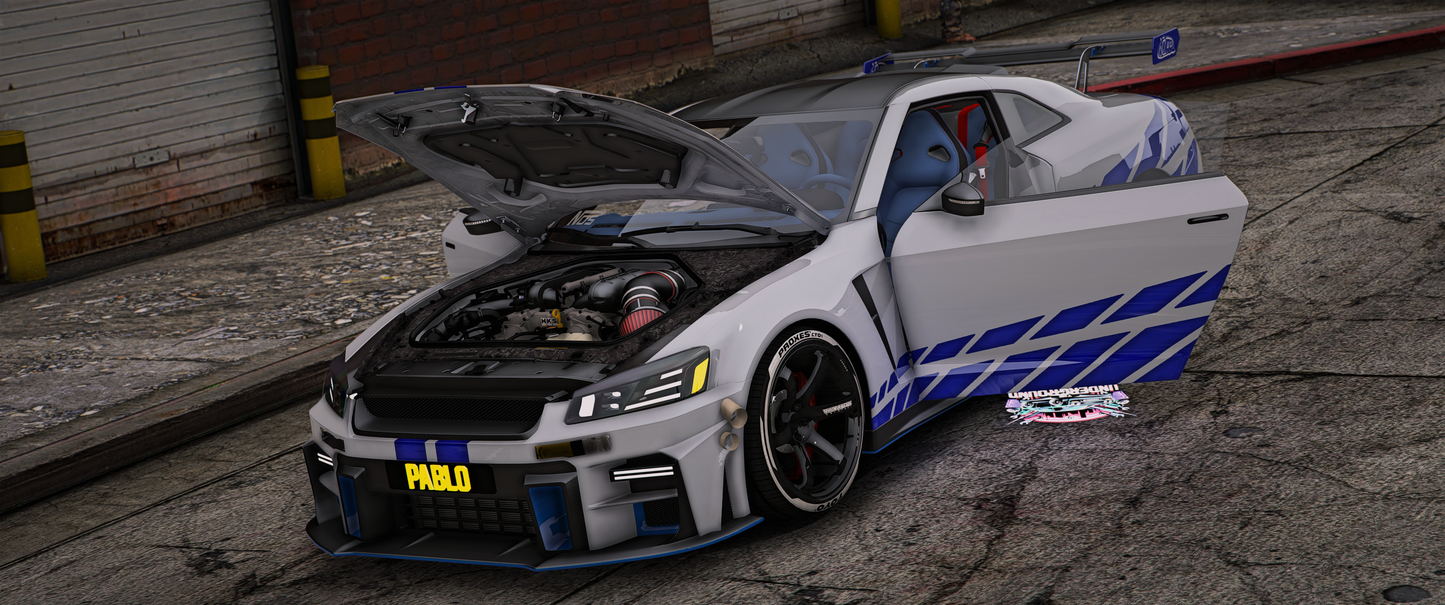 (Debadged) (Custom Orden) Nissan GTR R36 Paul Walker Concept 1000HP [Only Sell] | D. ICY Customs