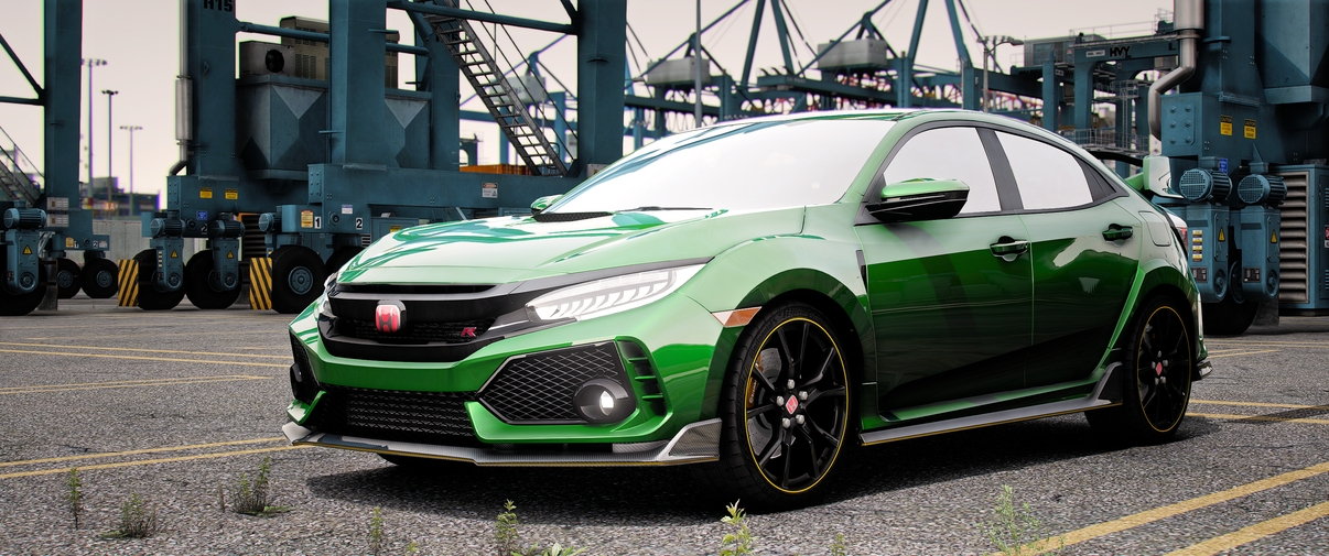 (Debadged) Honda Civic Type R 2018 | IKX3 Mods – Gorilla Cars & MLO