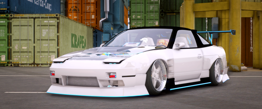 (Debadged) Nissan 180sx Rocket Bunny