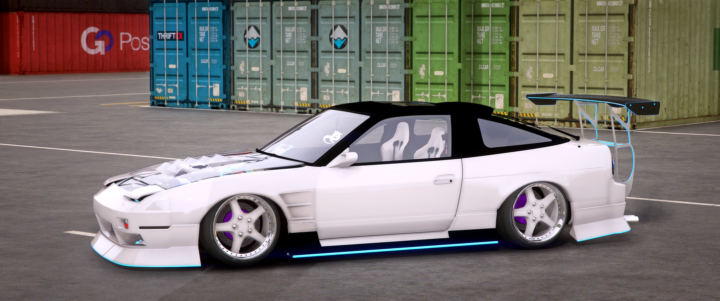 (Debadged) Nissan 180sx Rocket Bunny