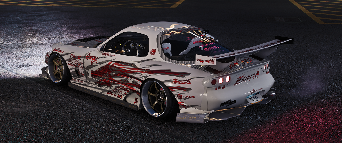 (Debadged) Mazda RX7 FD Annis ZR350 | Zlayworks