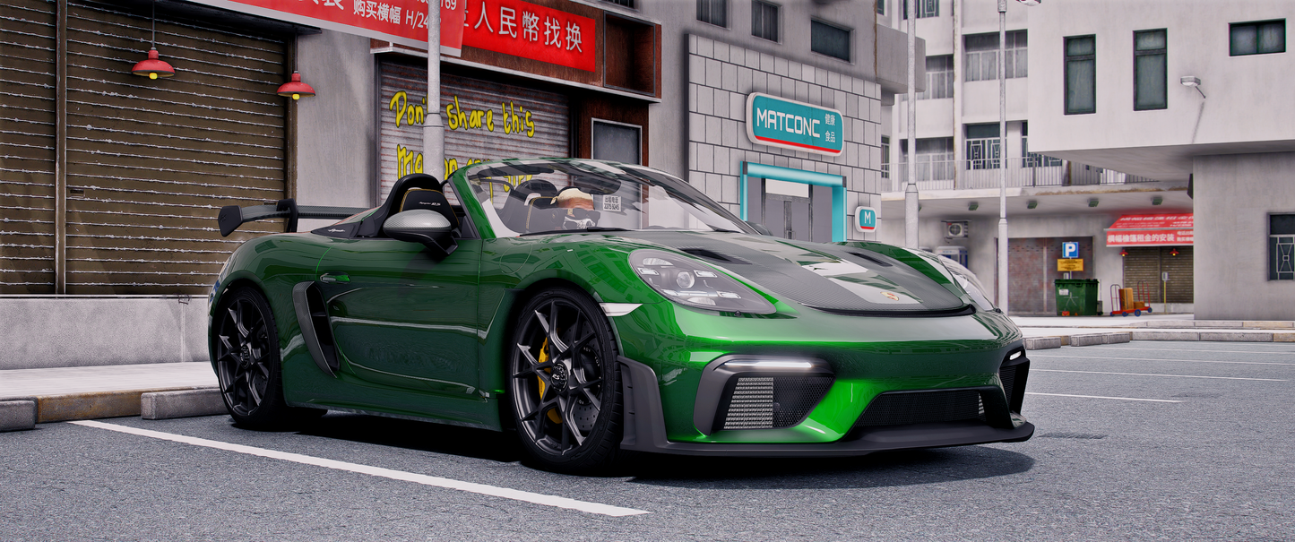 2021 Porsche 718 Spyder RS [Animation Roof] | Asyr0n