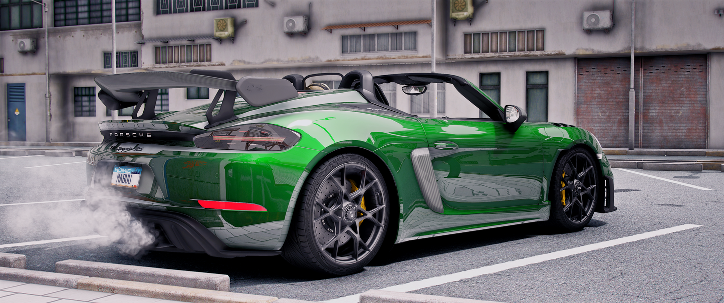 2021 Porsche 718 Spyder RS [Animation Roof] | Asyr0n