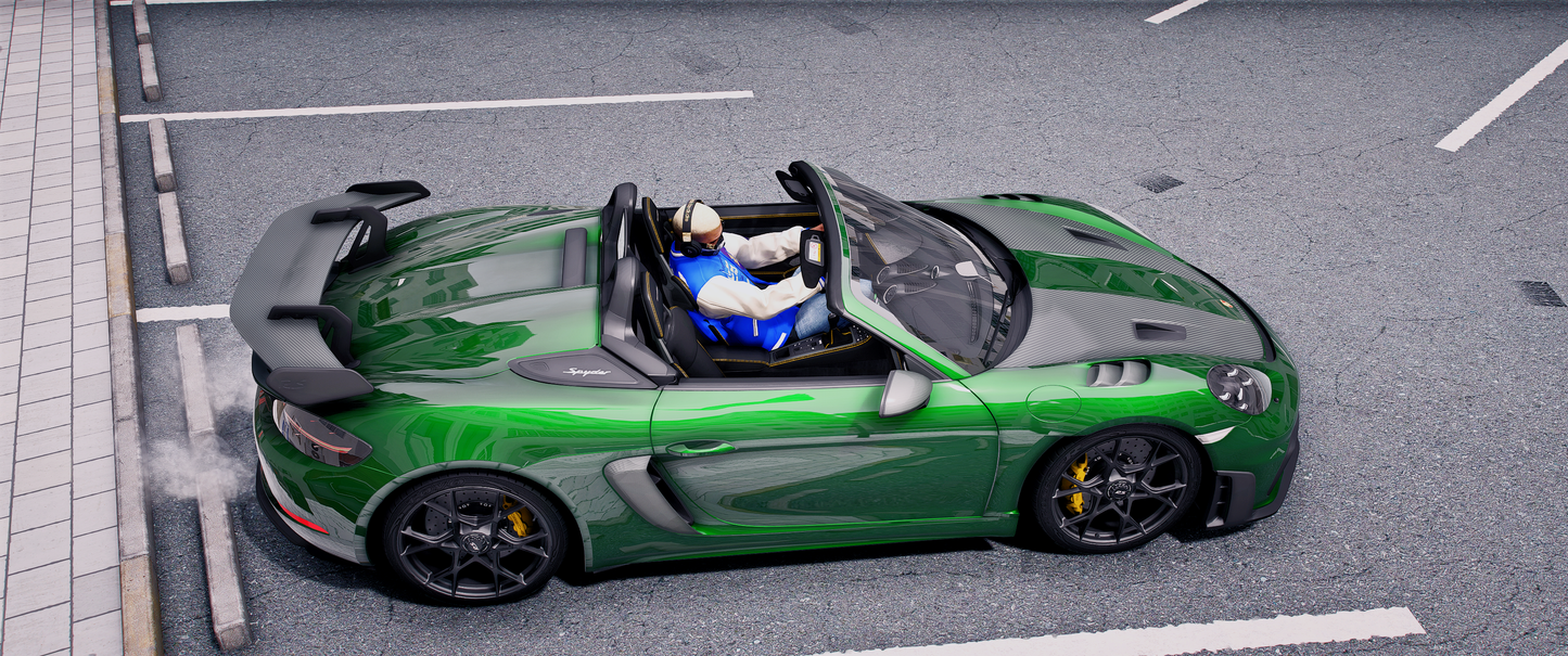 2021 Porsche 718 Spyder RS [Animation Roof] | Asyr0n