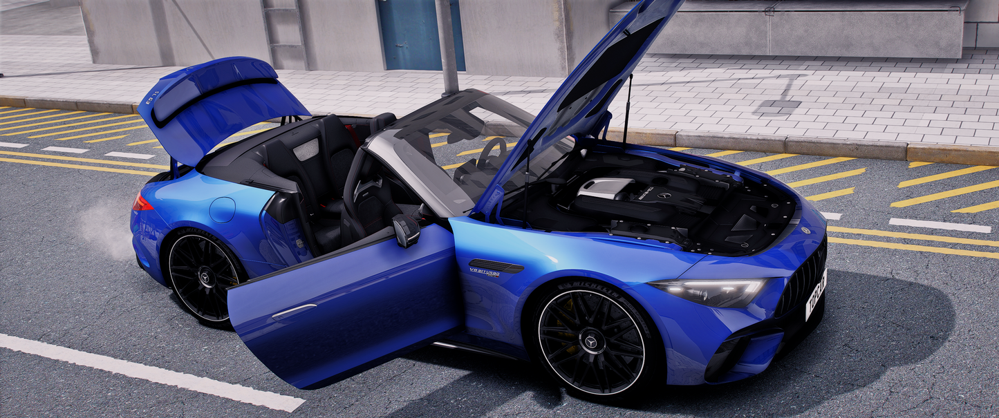 2024 Mercedes SL63 AMG [Animation Roof] | Topcar Design