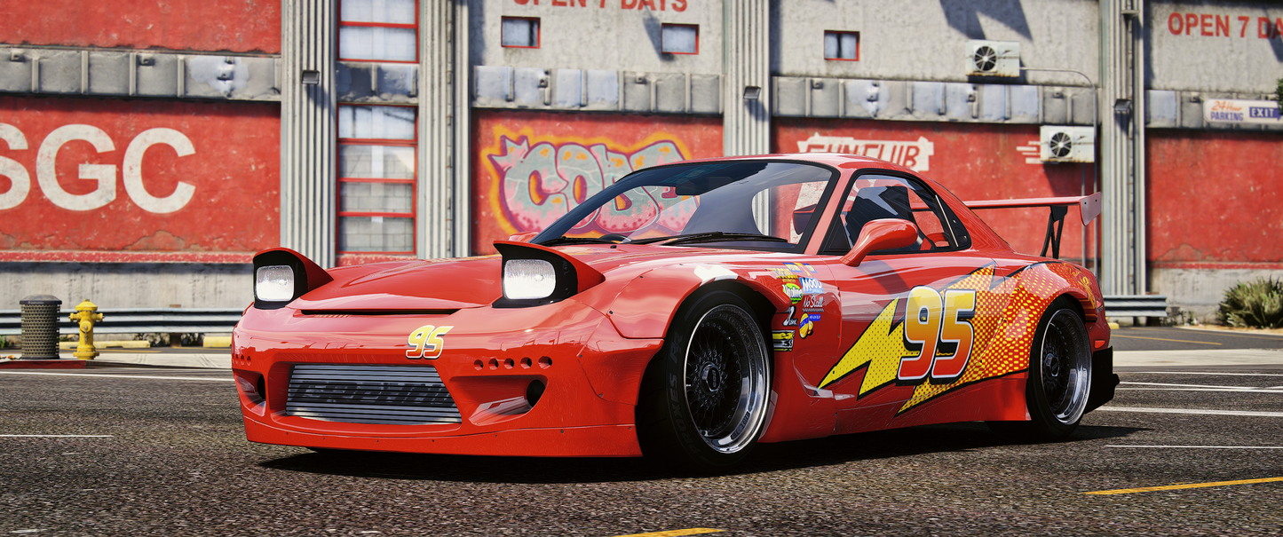 Mazda RX-7 FD (9 Liveries)