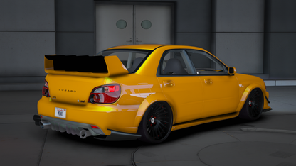 Custom Tuned Lowered 2008 Subaru Impreza WRX STI With RGB Lighting