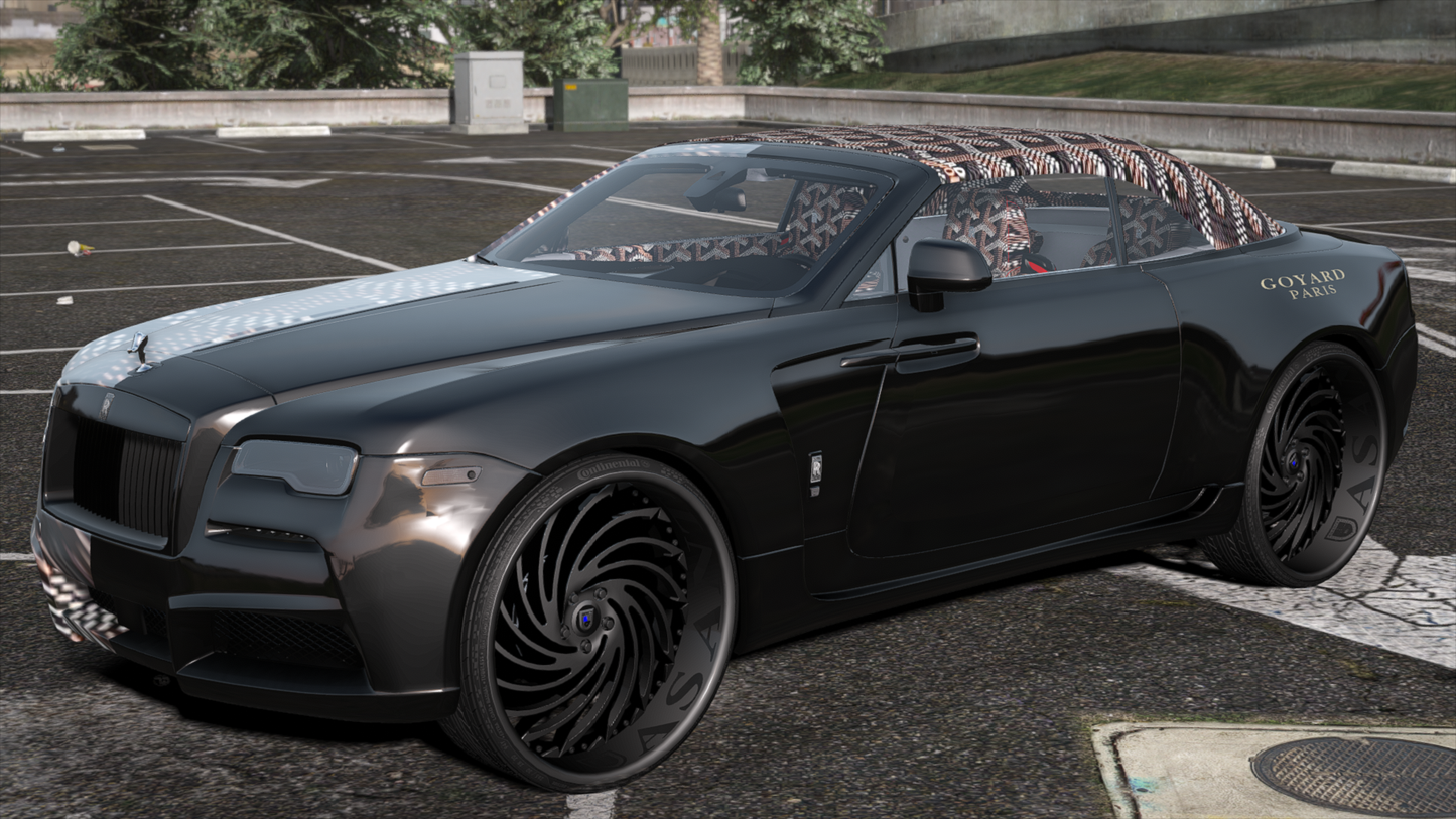 Custom Tuned 2 Tone Livery Rolls-Royce Dawn Convertible On Asanti Forged Wheels | Krazy Customs