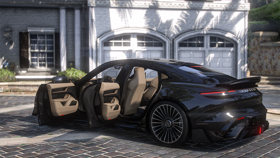 Porsche Taycan Turbo S Mansory | HarvinoiiD