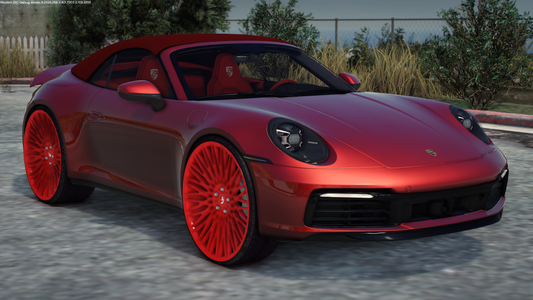 2021 Porsche 911 4s Carrera Cabriolet On Forgi Tecnica S3 [Auto Roof] | Nukem Customs