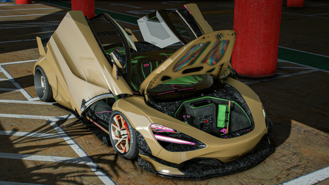Mclaren 720s Bagged On Rennen Wheels | GodzGift