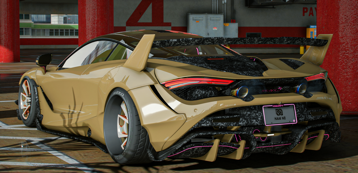 Mclaren 720s Bagged On Rennen Wheels | GodzGift